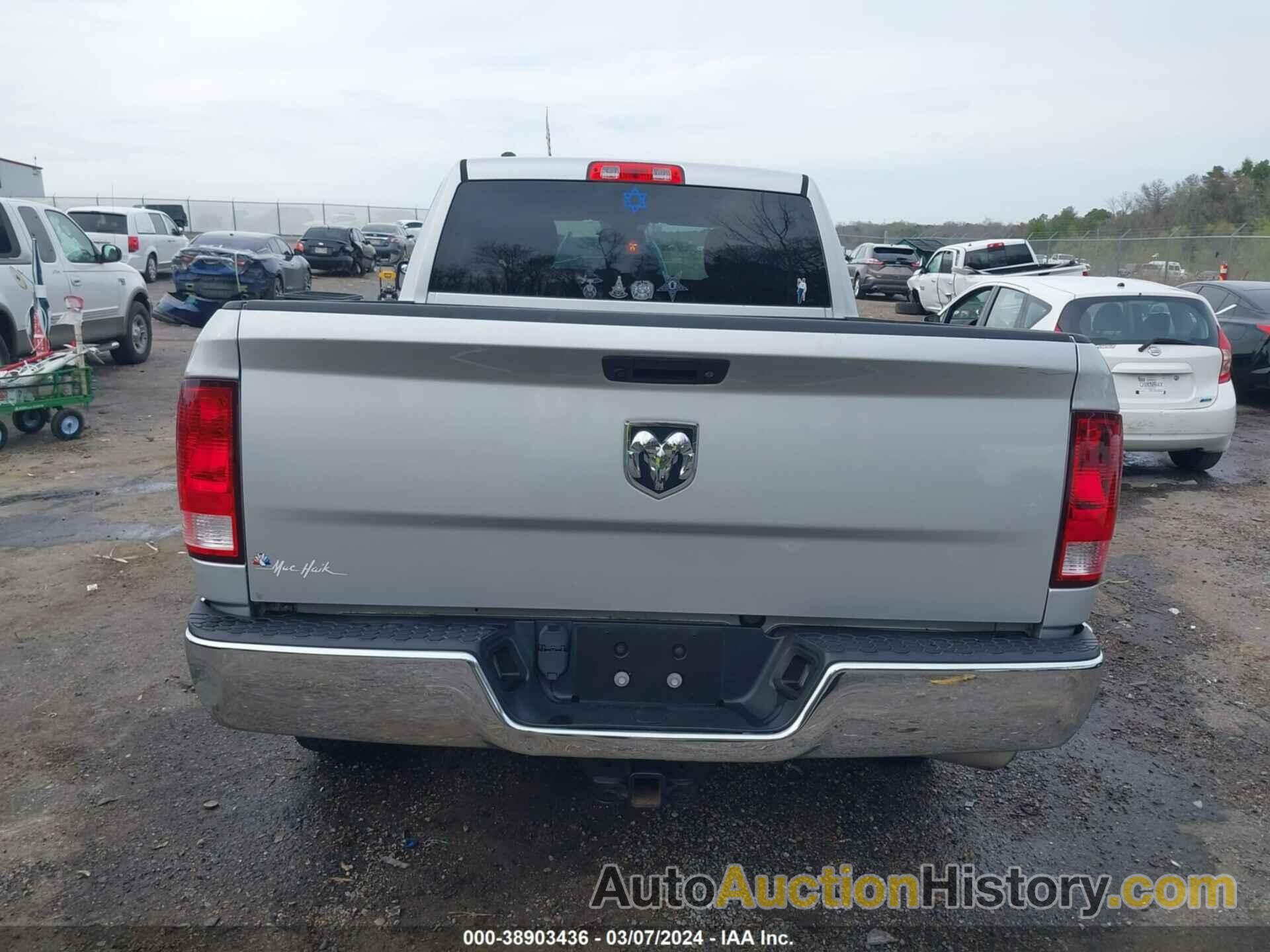 RAM 1500 TRADESMAN QUAD CAB 4X2 6'4 BOX, 1C6RR6FT2JS115004