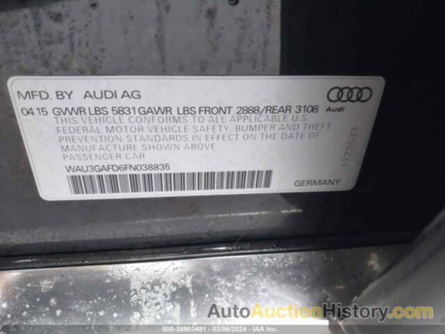 AUDI A8 L 3.0T, WAU3GAFD6FN038835