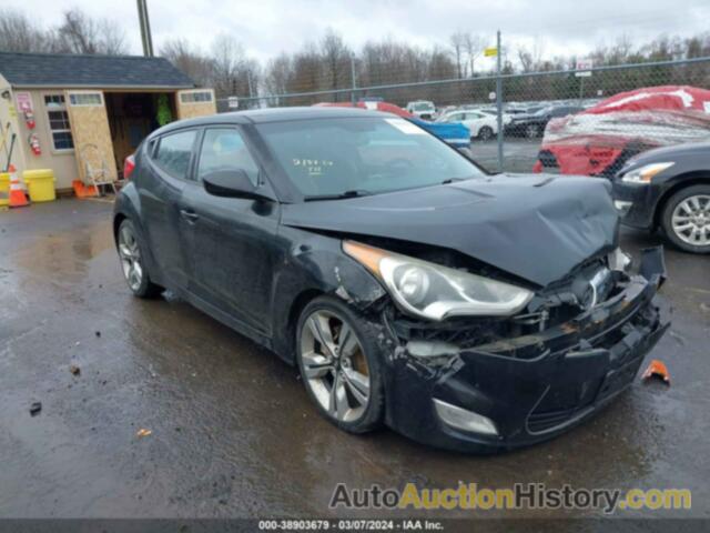 HYUNDAI VELOSTER BASE W/RED/BLACK, KMHTC6AD1CU048706