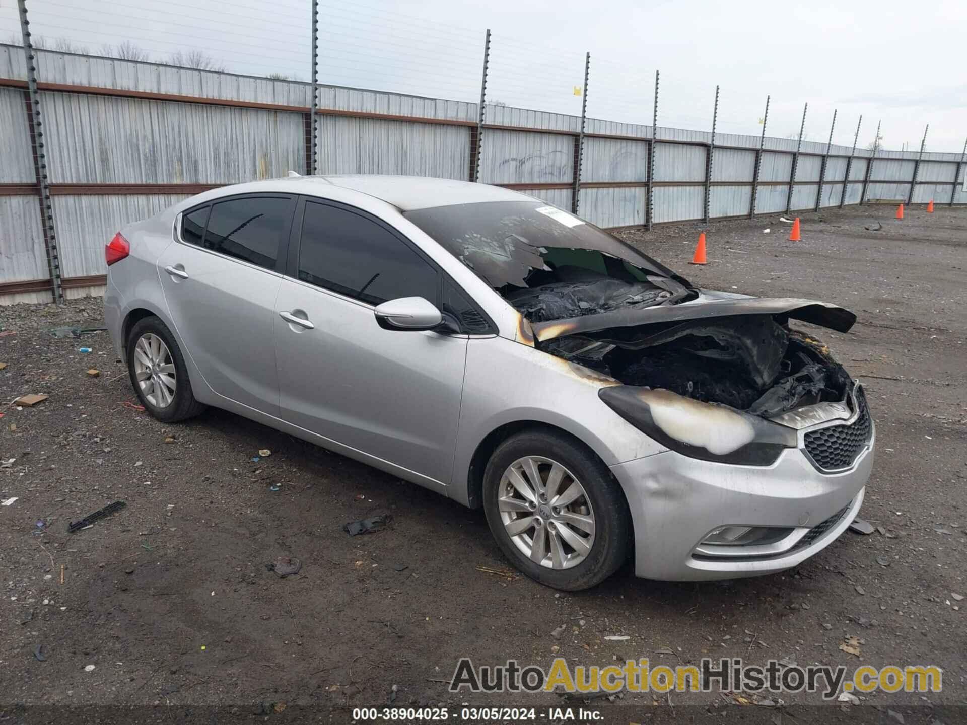 KIA FORTE EX, KNAFX4A8XE5163568