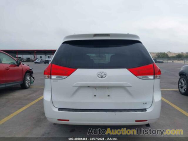 TOYOTA SIENNA LE V6 8 PASSENGER, 5TDKK3DC6ES485063