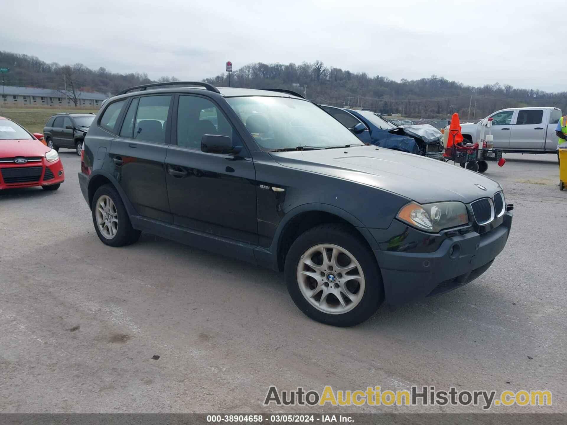 BMW X3 2.5I, WBXPA73444WB27541