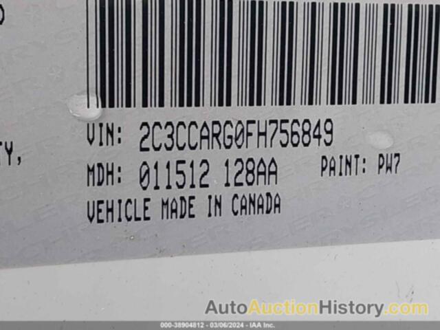 CHRYSLER 300 LIMITED, 2C3CCARG0FH756849