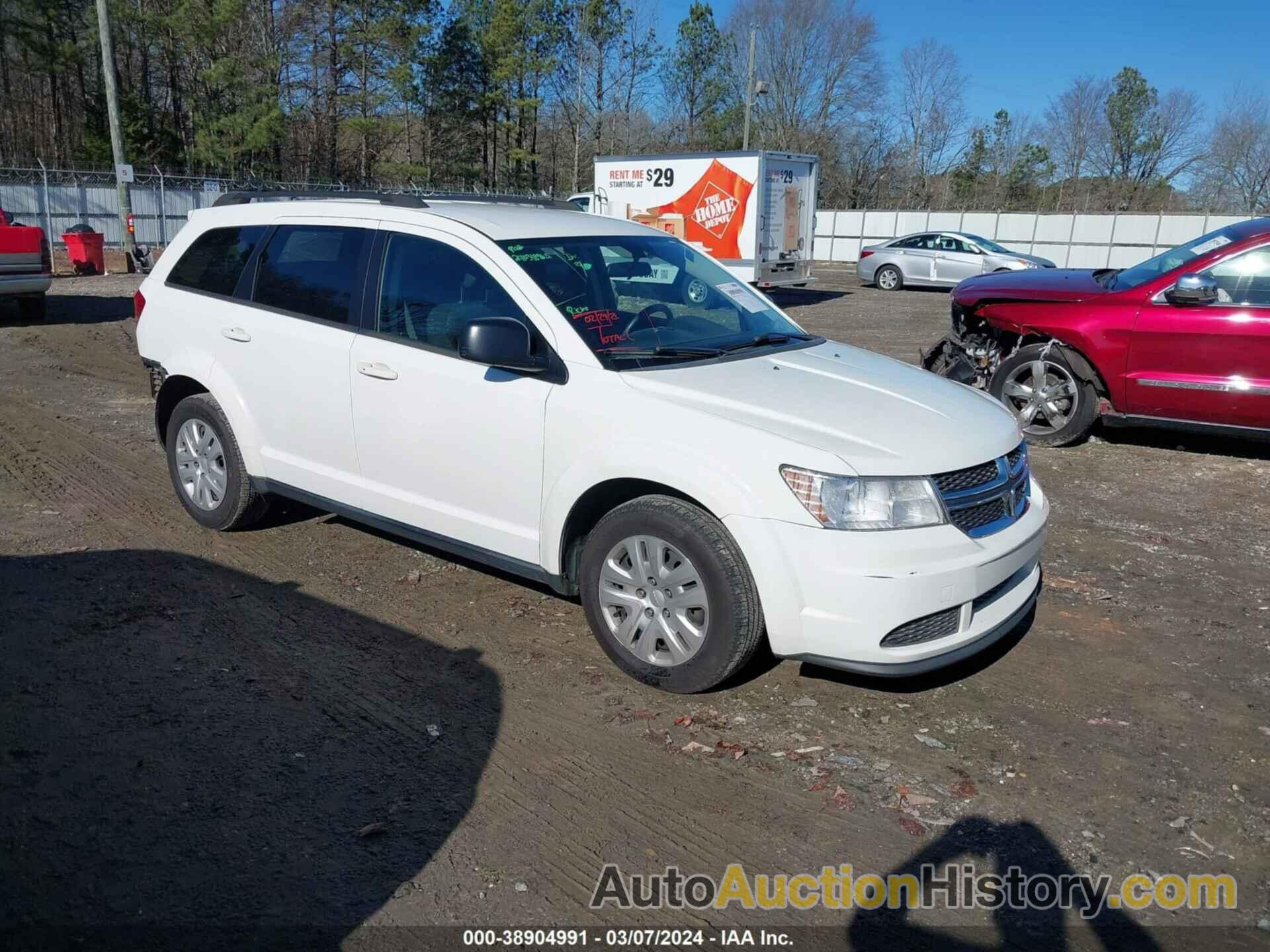 DODGE JOURNEY SE, 3C4PDCAB9GT240181