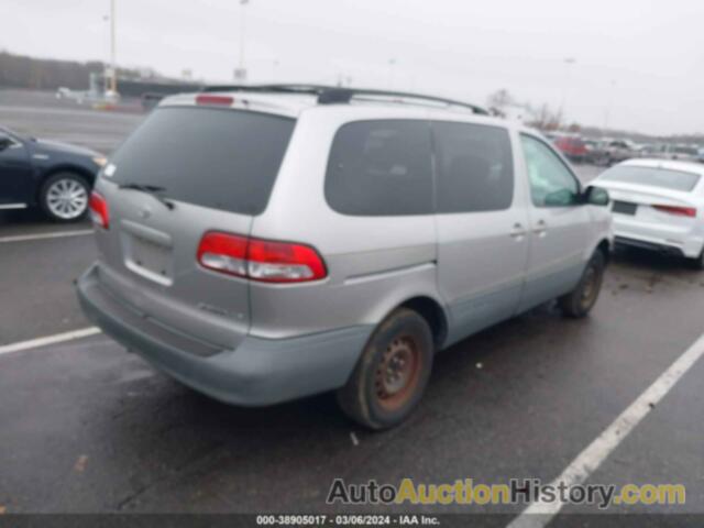 TOYOTA SIENNA LE, 4T3ZF13C02U474949