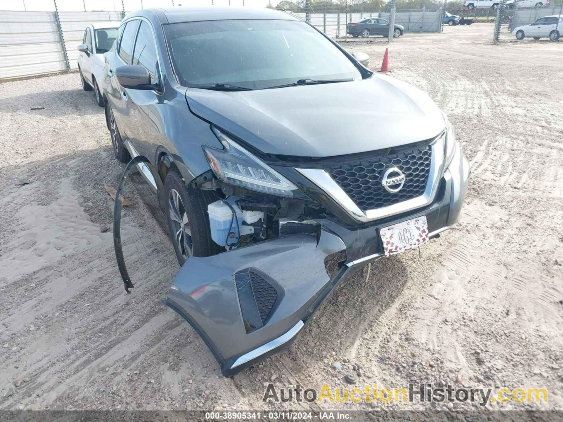 NISSAN MURANO S, 5N1AZ2MJ1KN113384