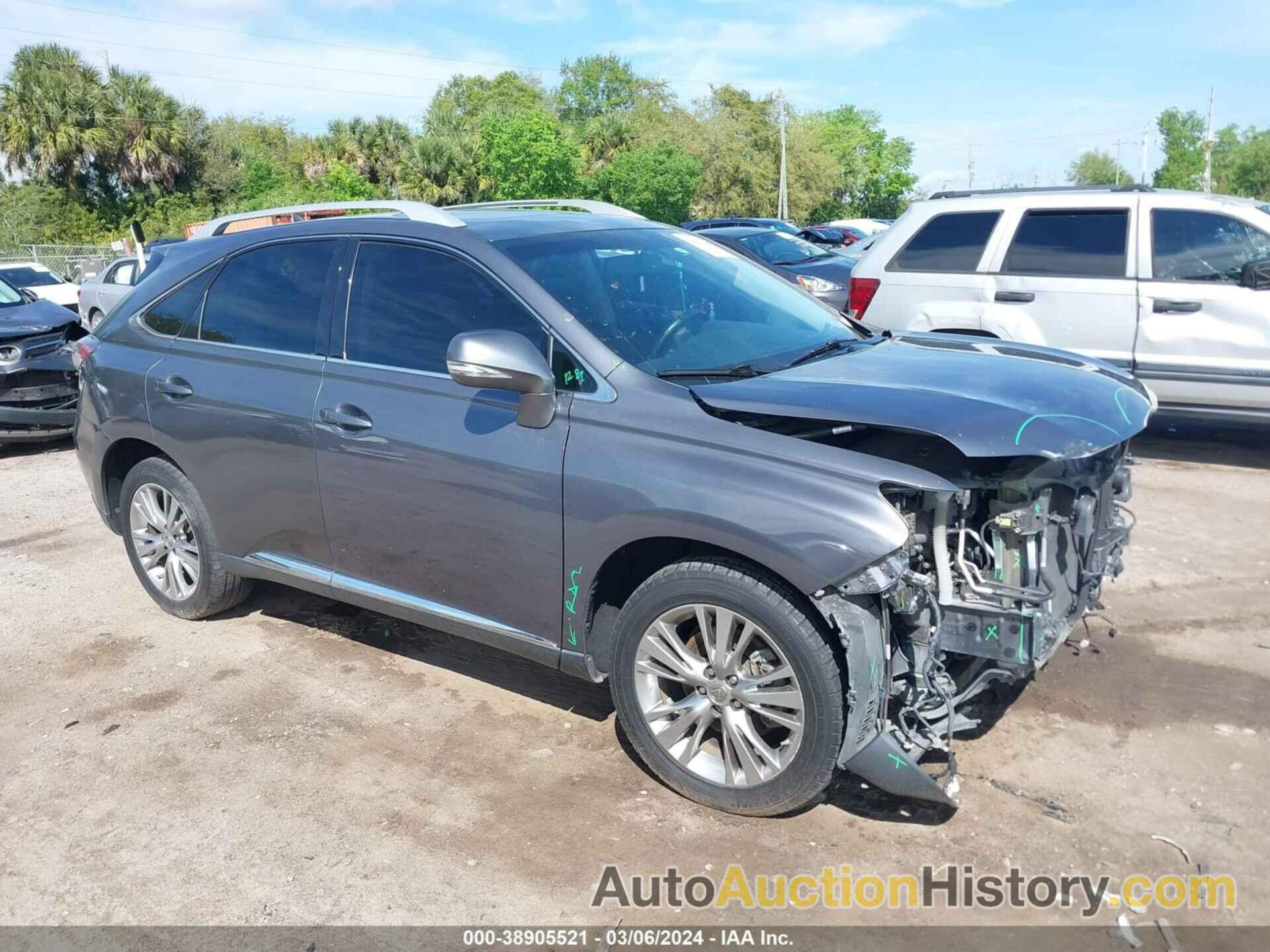 LEXUS RX 350, 2T2ZK1BA3DC098509