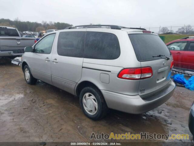 TOYOTA SIENNA XLE, 4T3ZF13C61U372098