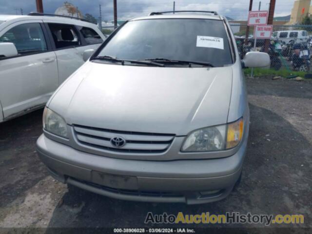 TOYOTA SIENNA XLE, 4T3ZF13C82U434540