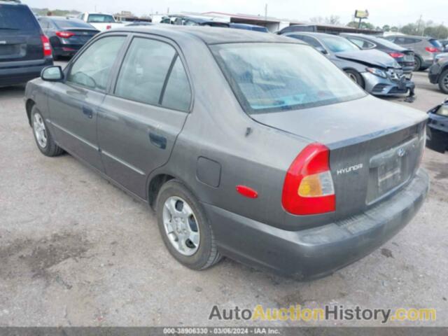 HYUNDAI ACCENT GL, KMHCG45C41U204812