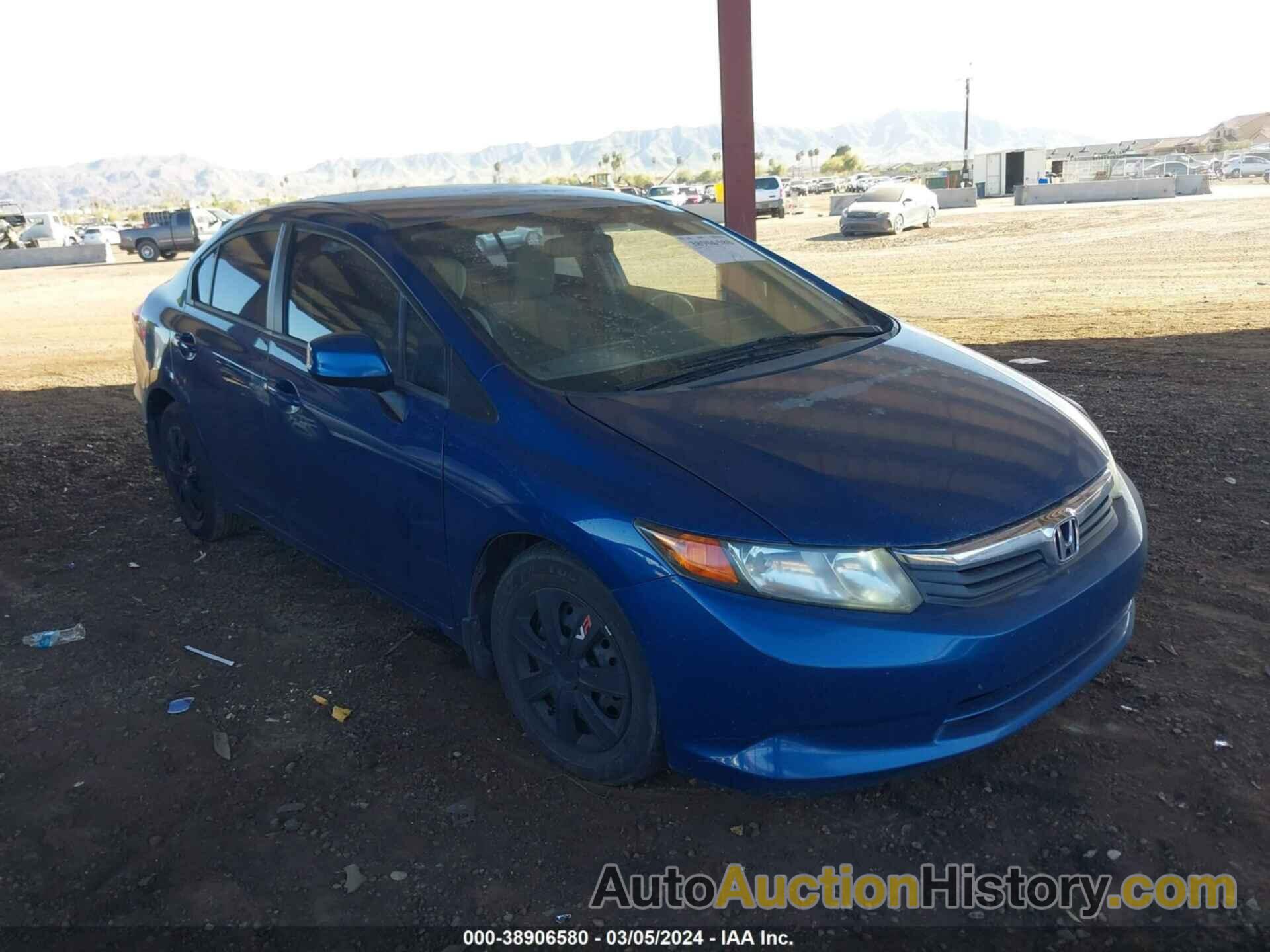 HONDA CIVIC LX, 19XFB2F51CE367472