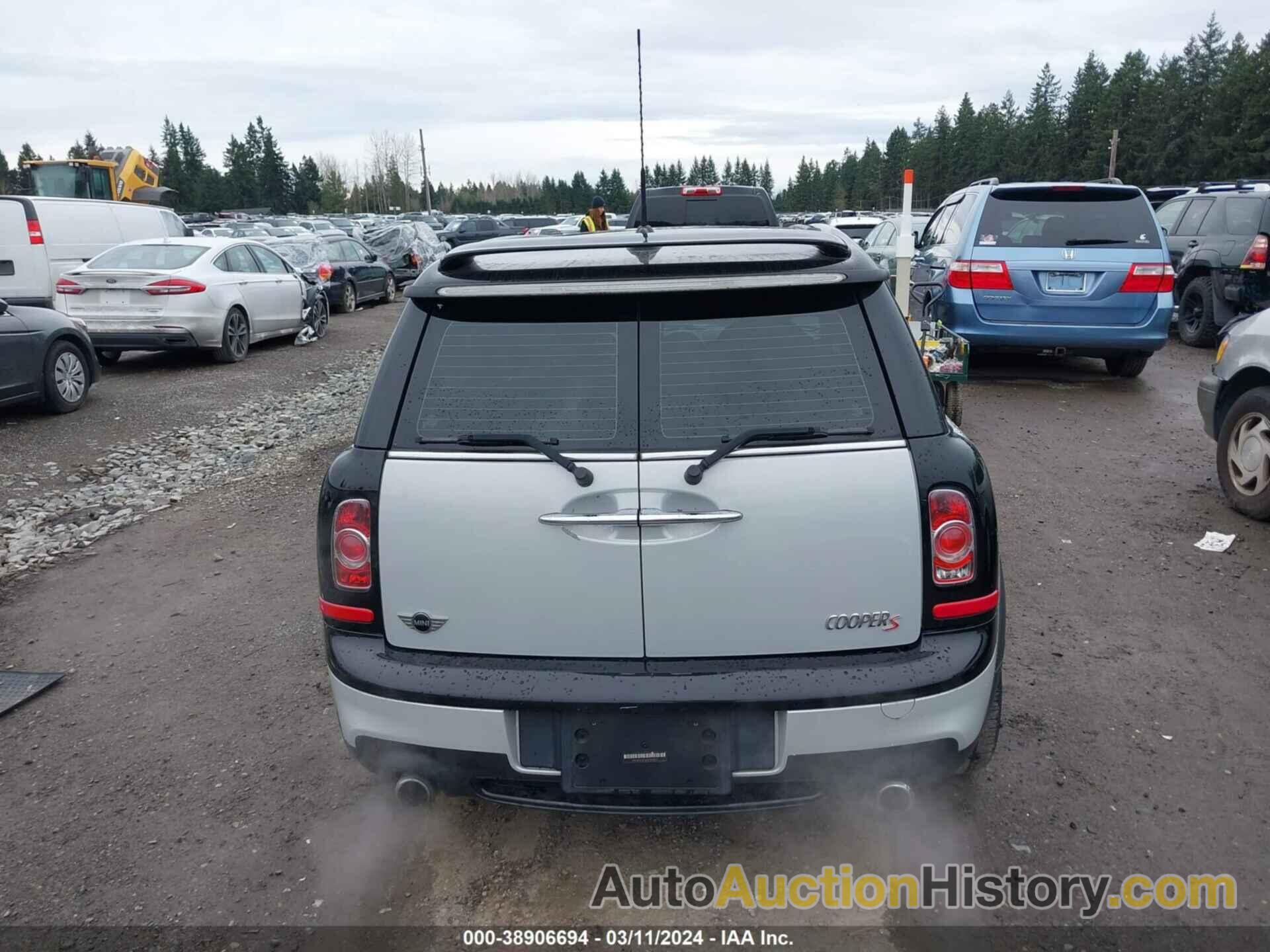 MINI COOPER S CLUBMAN, WMWZG3C54ET800573