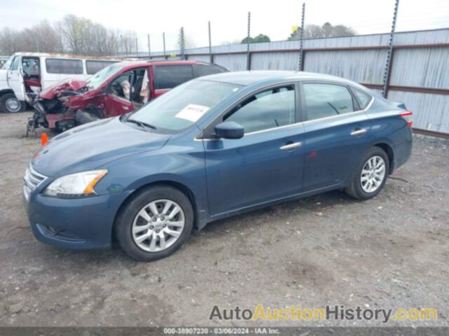 NISSAN SENTRA S, 3N1AB7AP9DL714479