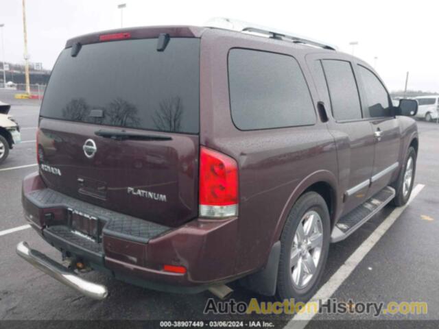 NISSAN ARMADA PLATINUM, 5N1AA0NE6EN609458