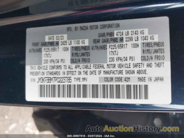 MAZDA CX-5 2.5 S SELECT, JM3KFBBM7P0223785