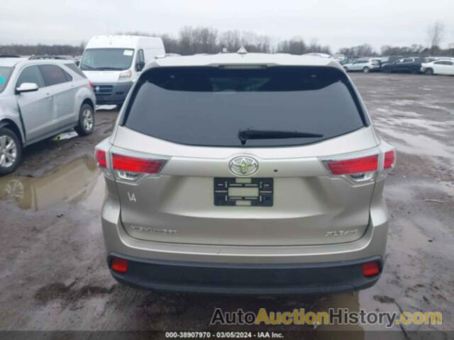 TOYOTA HIGHLANDER XLE V6, 5TDJKRFH0GS273365