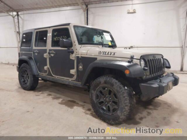 JEEP WRANGLER JK UNLIMITED WILLY WHEELER 4X4, 1C4BJWDG7JL890514