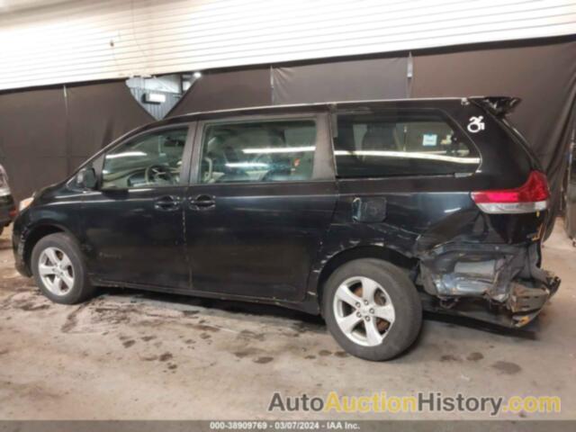 TOYOTA SIENNA L V6 7 PASSENGER, 5TDZK3DC5ES477566