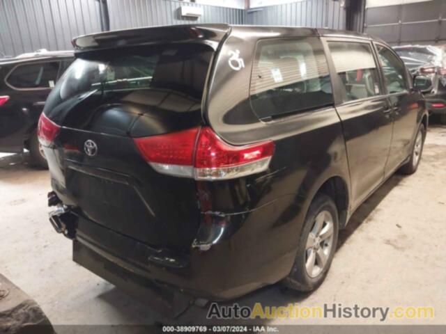 TOYOTA SIENNA L V6 7 PASSENGER, 5TDZK3DC5ES477566