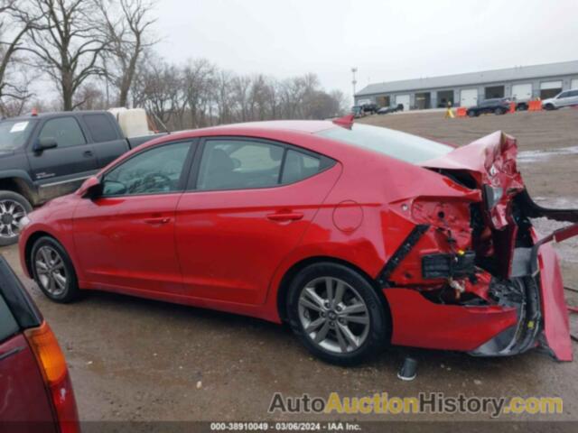 HYUNDAI ELANTRA SEL, 5NPD84LF8JH355584