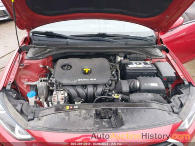 HYUNDAI ELANTRA SEL, 5NPD84LF8JH355584