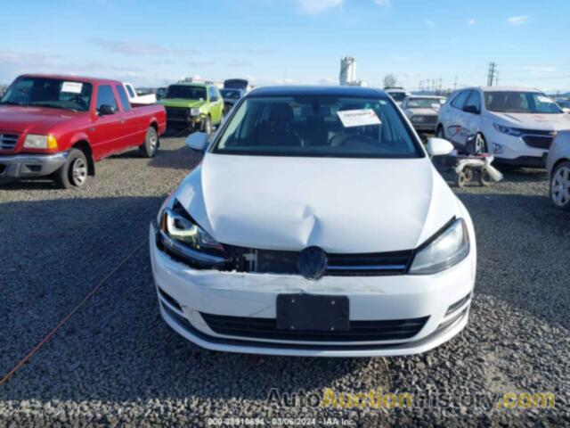 VOLKSWAGEN GOLF TDI SE 4-DOOR, 3VWRA7AU9FM050347