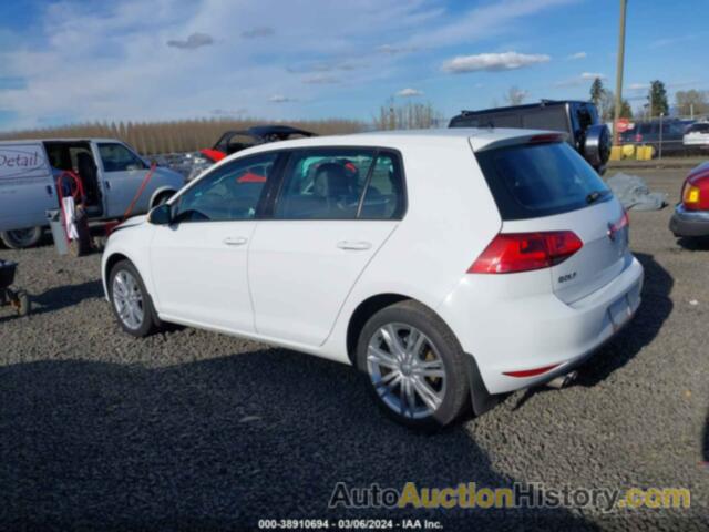 VOLKSWAGEN GOLF TDI SE 4-DOOR, 3VWRA7AU9FM050347