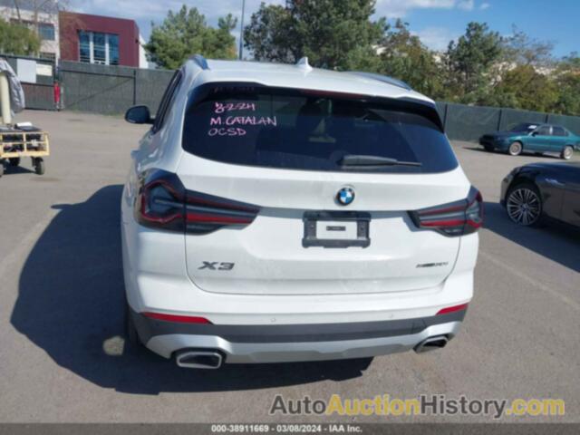 BMW X3 SDRIVE30I, 5UX43DP00R9T94922