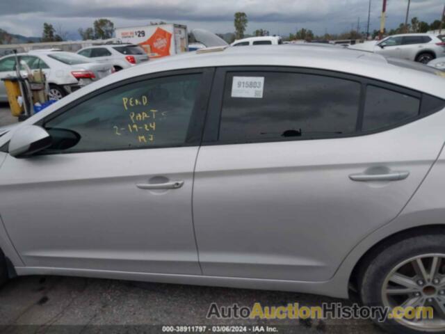 HYUNDAI ELANTRA SEL, 5NPD84LF7JH360906