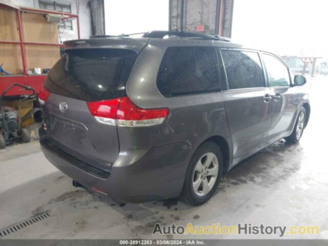 TOYOTA SIENNA LE V6 8 PASSENGER, 5TDKK3DC2DS301218