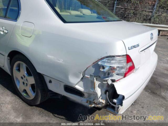 LEXUS LS 430, JTHBN36F065035803