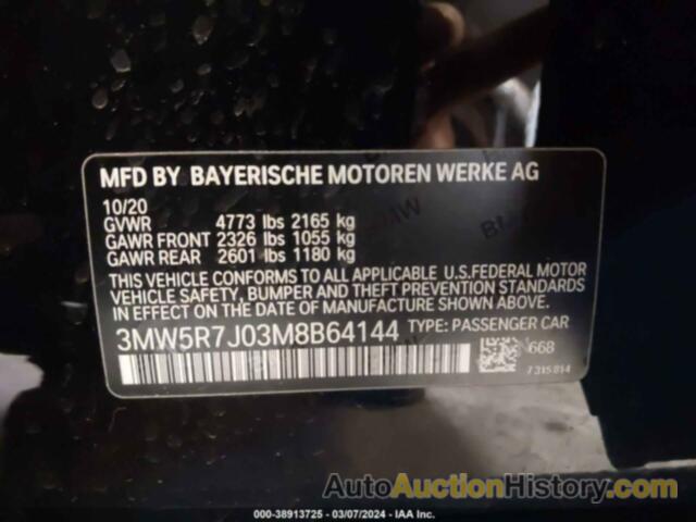 BMW 330XI, 3MW5R7J03M8B64144