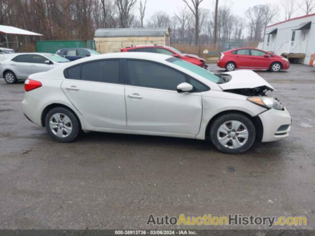 KIA FORTE LX, KNAFK4A63E5140307