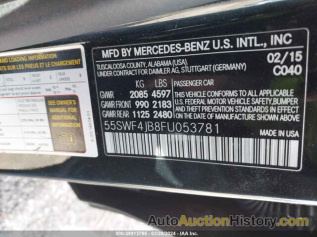 MERCEDES-BENZ C 300, 55SWF4JB8FU053781