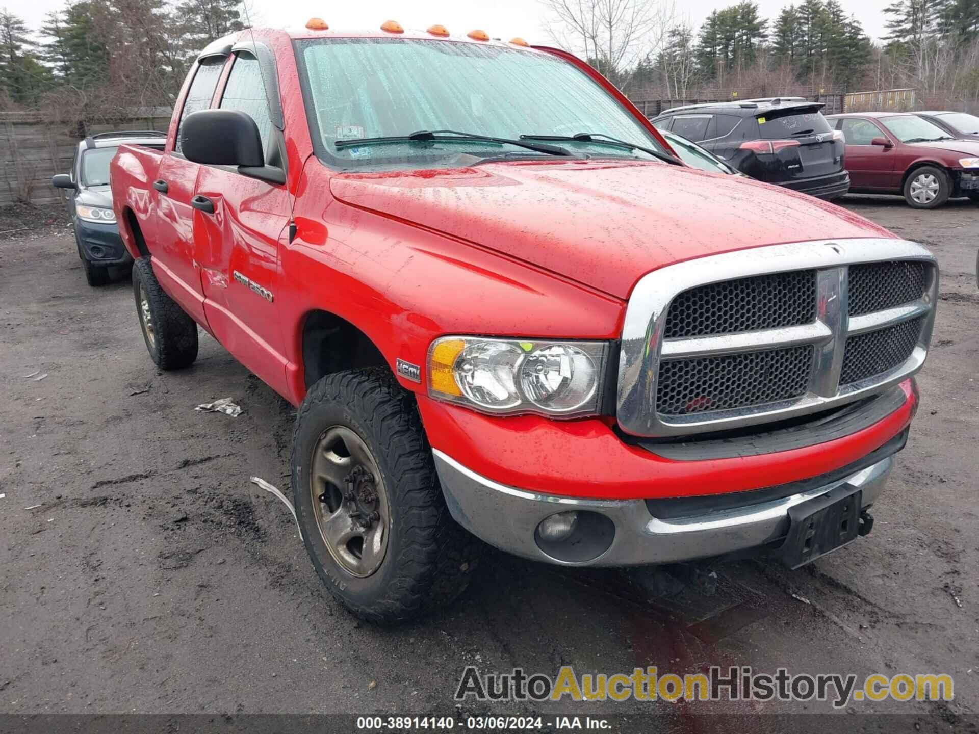 DODGE RAM 2500 ST/SLT, 3D7KU28D73G837835