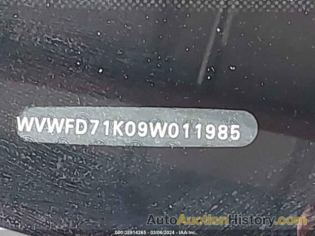 VOLKSWAGEN GTI 2-DOOR, WVWFD71K09W011985