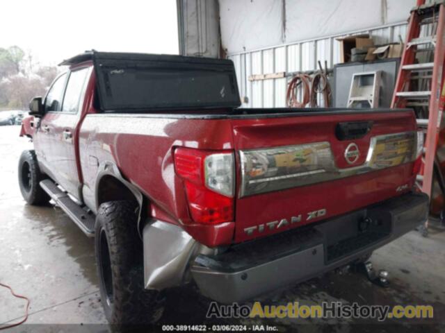 NISSAN TITAN XD PLATINUM RESERVE DIESEL, 1N6BA1F43GN511749