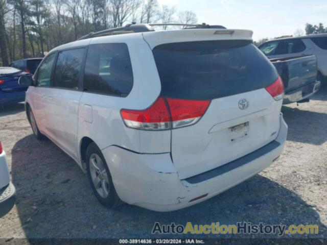 TOYOTA SIENNA LE V6 8 PASSENGER, 5TDKK3DC7DS352245