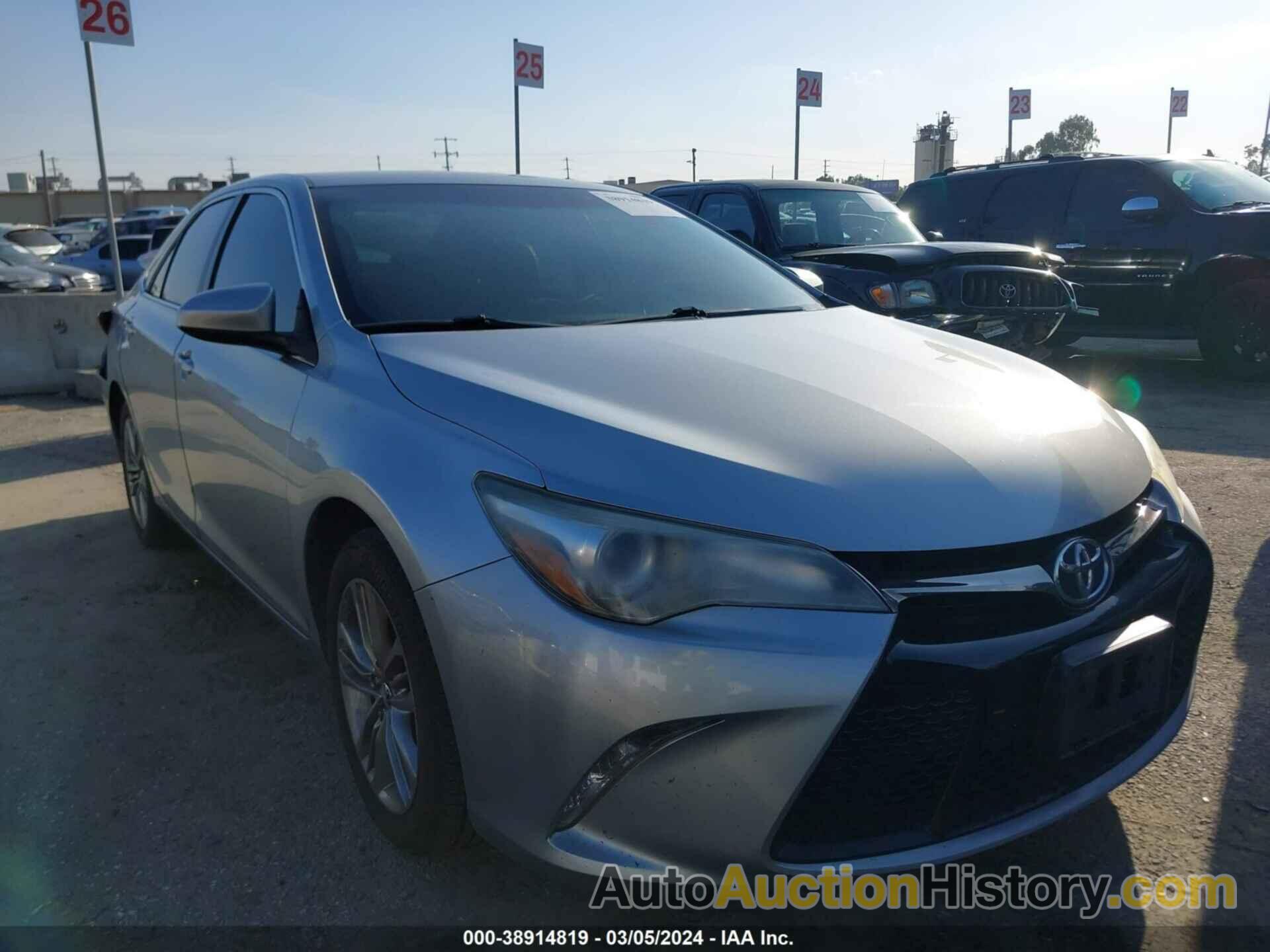 TOYOTA CAMRY SE, 4T1BF1FK4GU223341