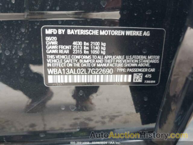 BMW M235I GRAN COUPE XDRIVE, WBA13AL02L7G22690