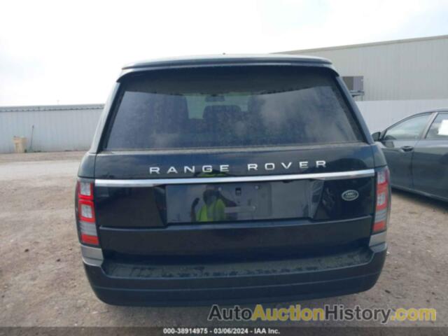 LAND ROVER RANGE ROVER 3.0L V6 SUPERCHARGED, SALGR2VF8FA226277