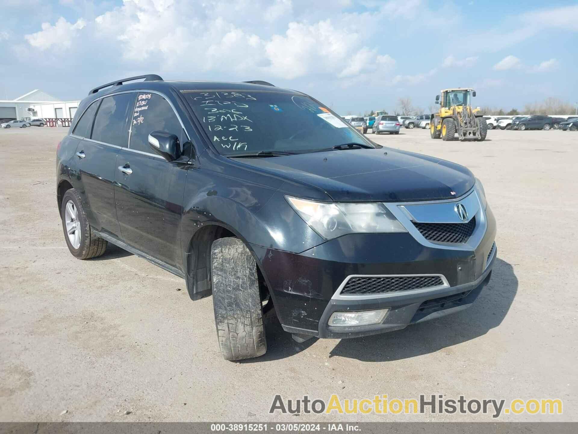 ACURA MDX TECHNOLOGY PACKAGE, 2HNYD2H3XDH521529