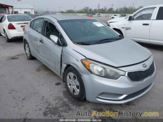 KIA FORTE LX, KNAFK4A65F5295281