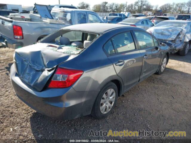 HONDA CIVIC LX, 2HGFB2F5XCH314517