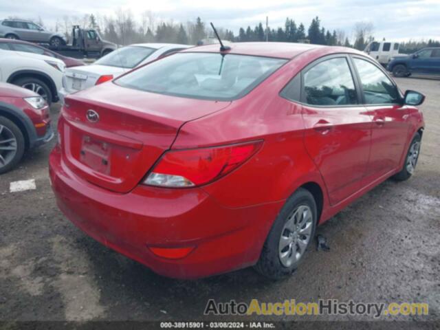 HYUNDAI ACCENT SE, KMHCT4AE6HU278486