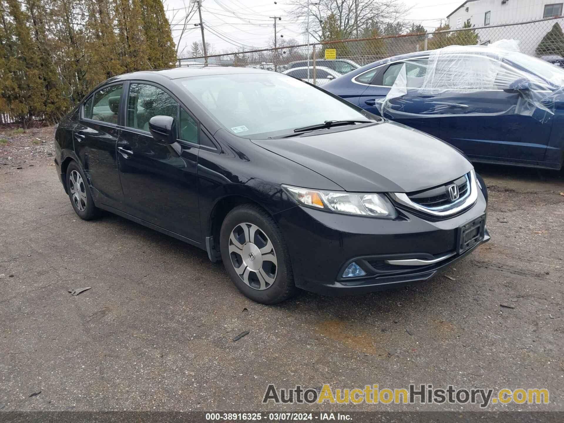 HONDA CIVIC HYBRID, 19XFB4F27FE201253