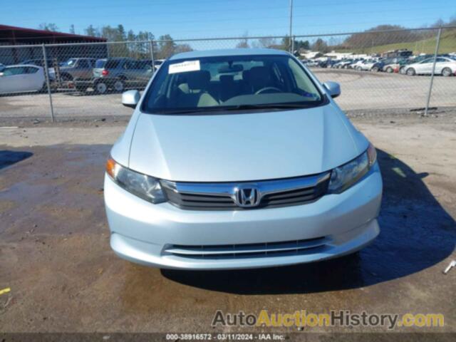 HONDA CIVIC LX, 2HGFB2F57CH593182