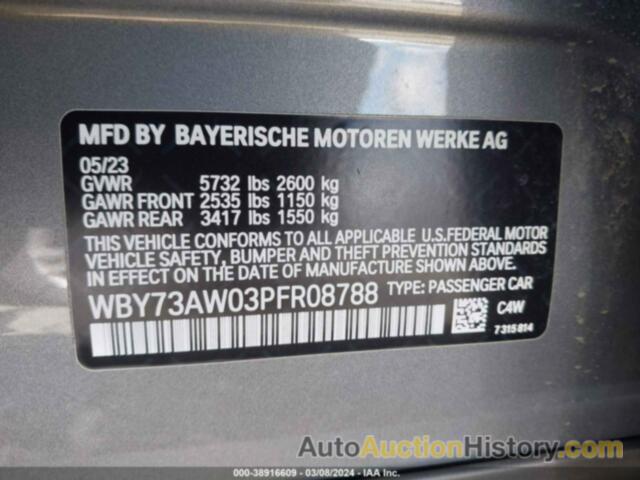 BMW I4 EDRIVE40, WBY73AW03PFR08788