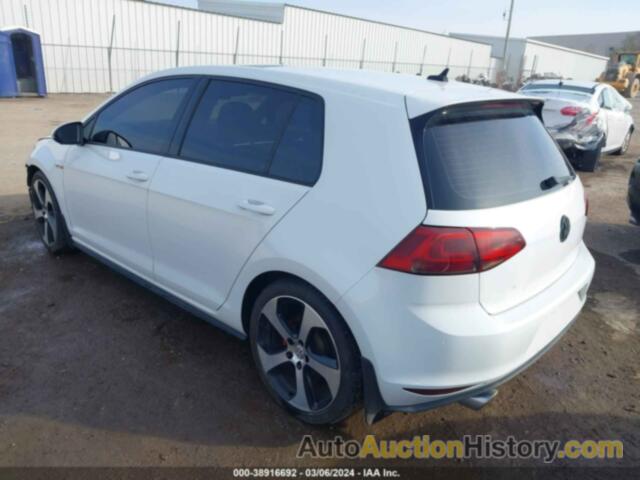 VOLKSWAGEN GOLF GTI SE 4-DOOR, 3VW4T7AU8GM057246