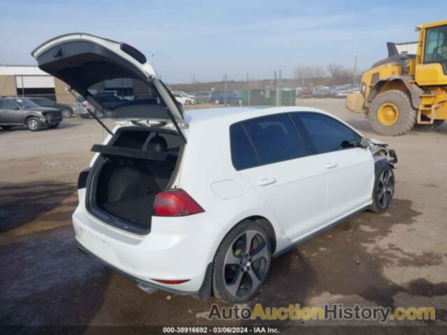 VOLKSWAGEN GOLF GTI SE 4-DOOR, 3VW4T7AU8GM057246